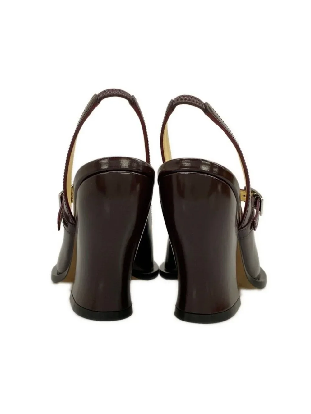 Loewe Sandals Onda Dark Brown Slingback Leather
